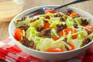 Smoky Cheeseburger Salad