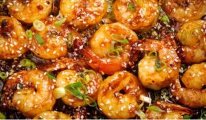 Keto Hoisin Sauce Butter Prawns