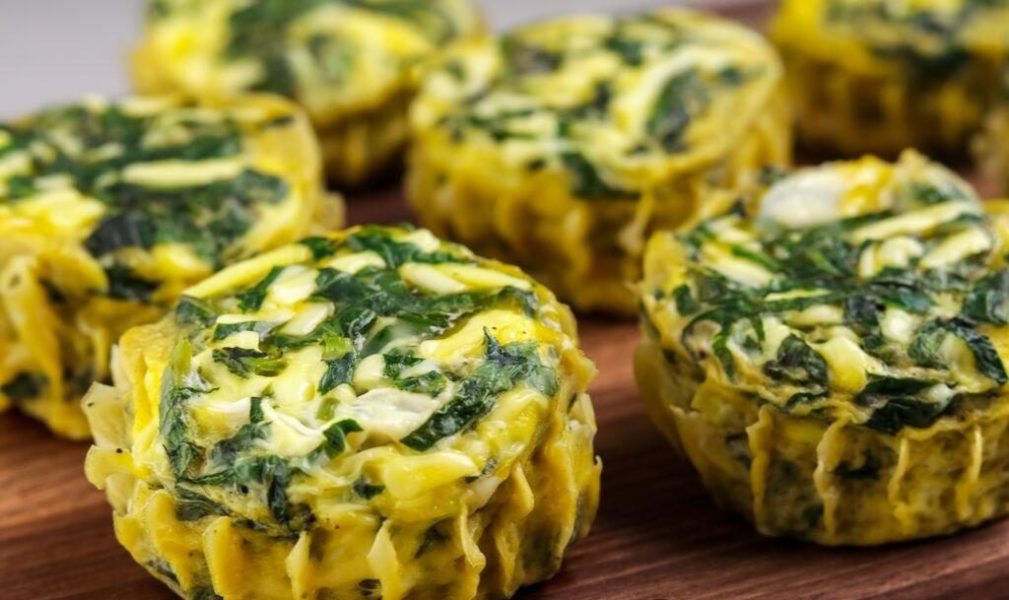 Spinach and Cheese Egg Bites