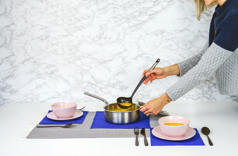 woman cooking keto