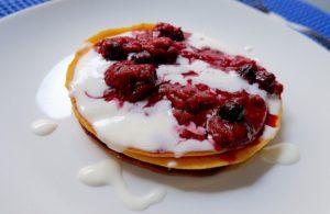 Keto cream cheese pancakes