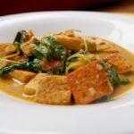 Curried Tofu with Spinach