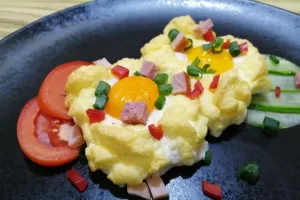 cloud eggs platter