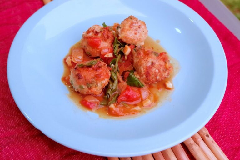 An image of a bowl of Italian Pork Meatballs